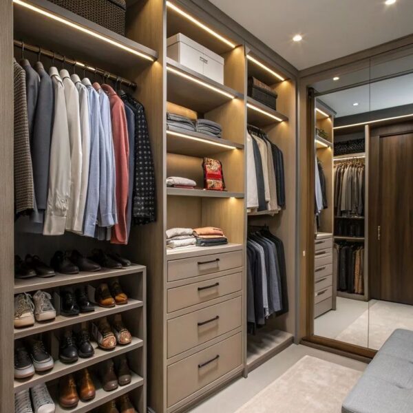 کلوزت روم مینیمال ترکیبی  کد SW-CR-MX-MN-002